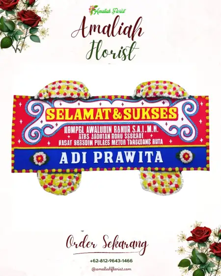 Papan Bunga Ucapan Selamat Rawa Terate